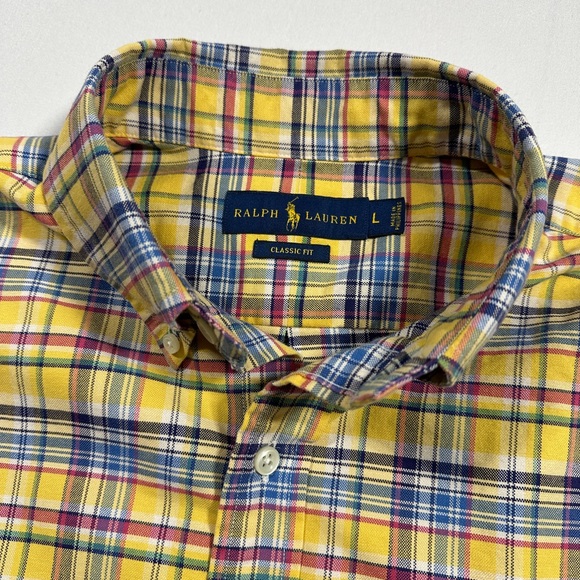 Men’s Polo By Ralph Lauren 💯 Cotton Long Sleeve Shirt Size Large 😎 - Picture 6 of 8